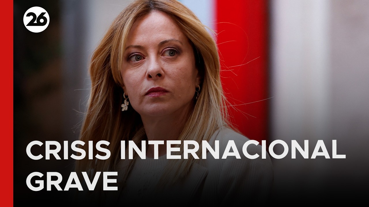 🇮🇹 La primera ministra de Italia afirma que hay una peligrosa crisis internacional