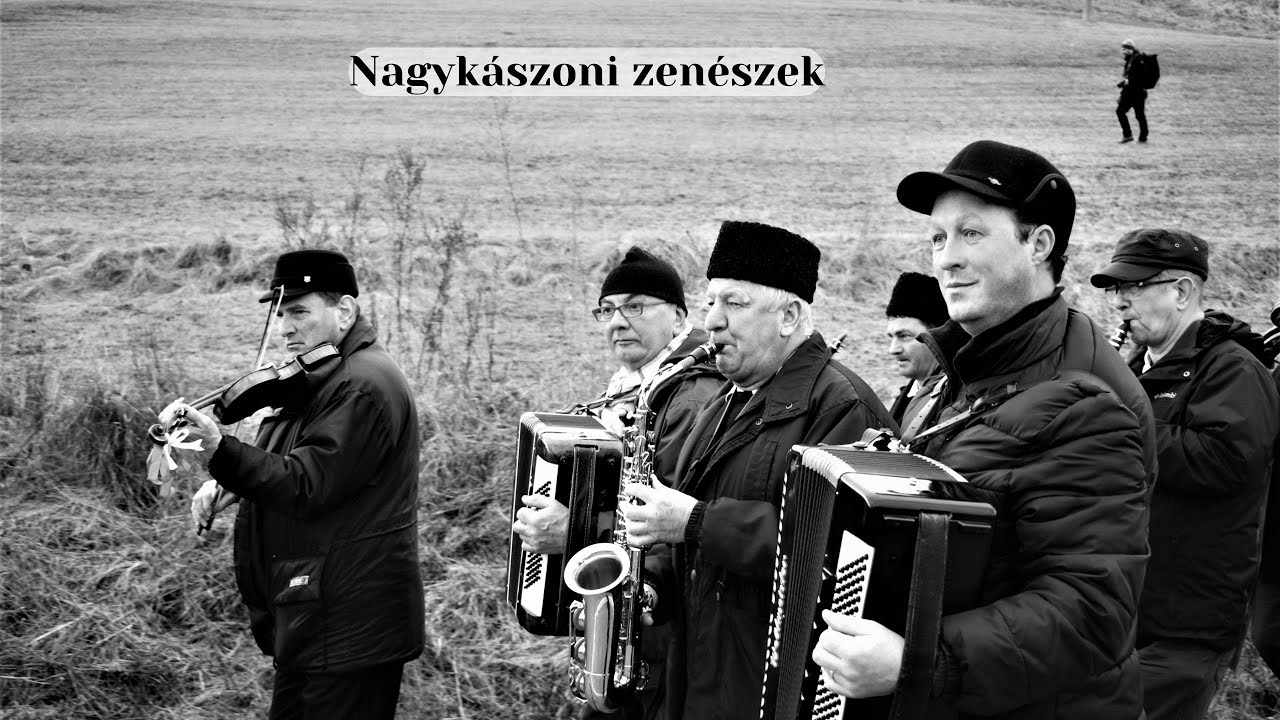 Nagykászoni muzsikusok a kászonjakabfalvi Bikaütésen. (2023)