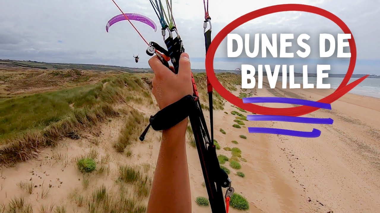 Parapente aux dunes de Biville et Ecalgrain - 20 août 2022