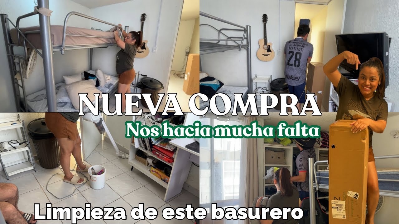 Nueva compra || Nos hacía mucha falta || Limpieza de este basurero|| Nuevo colchón 