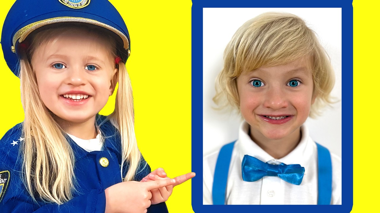 Policeman Song - Kids Song by Katya and Dima