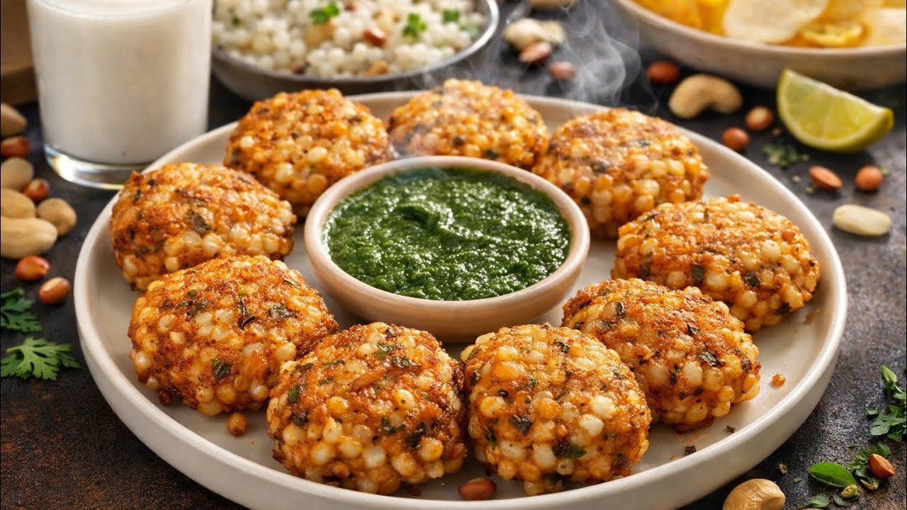 Crispy Sabudana Vada Recipe | Quick and Easy Ready in 20 mins