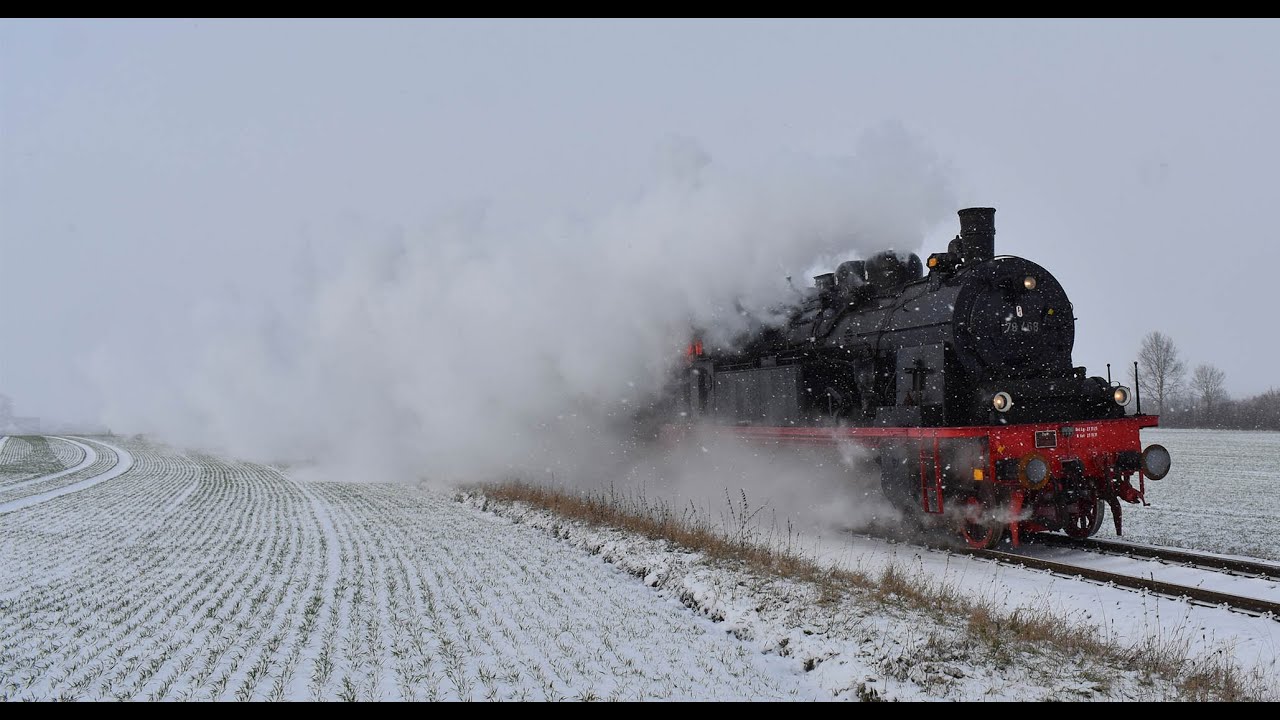 Is there even a train in all that steam? 78 468 with special train to Warstein 10/1/26