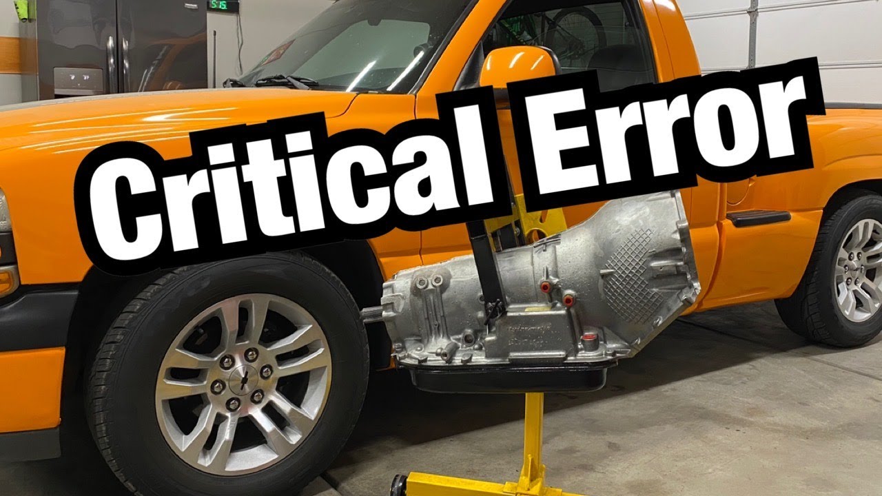 this TINY MISTAKE would've DESTROYED a new transmission