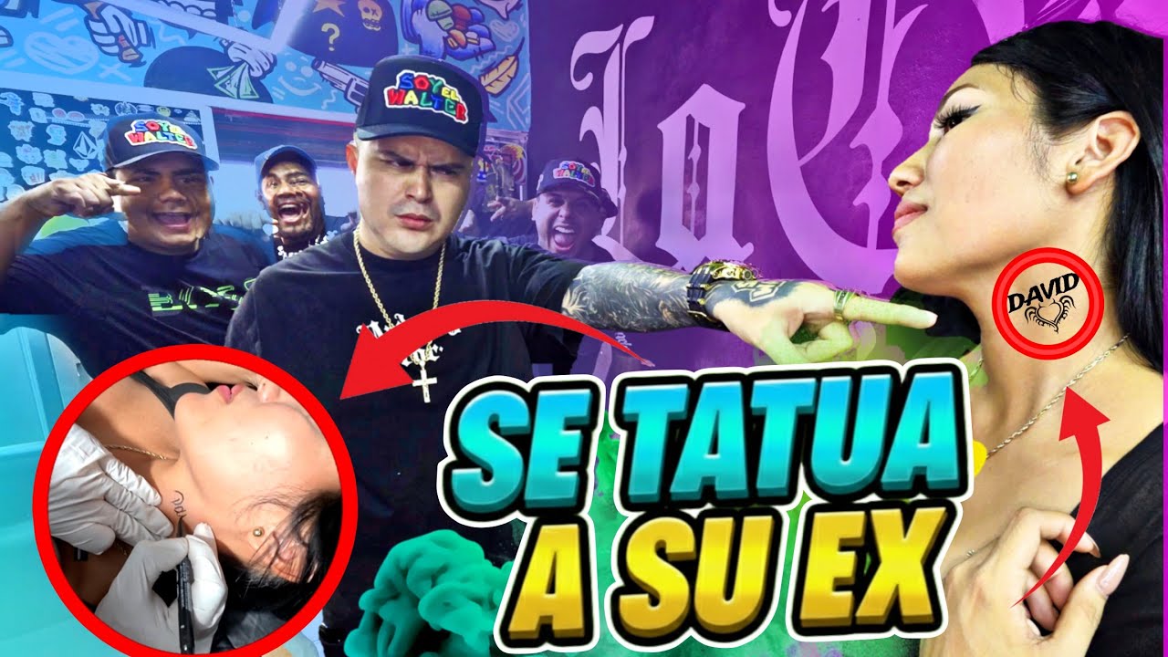 DESCUBRE A SU ESPOSA tatuandose el nombre de SU EX 😱 | Broma epica a SOY EL WALTER 😂
