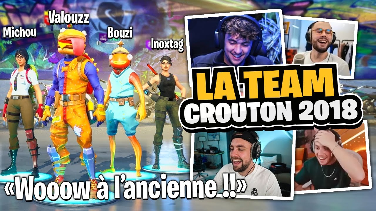Quand la Team Croûton est de retour sur Fortnite (4vs100...)