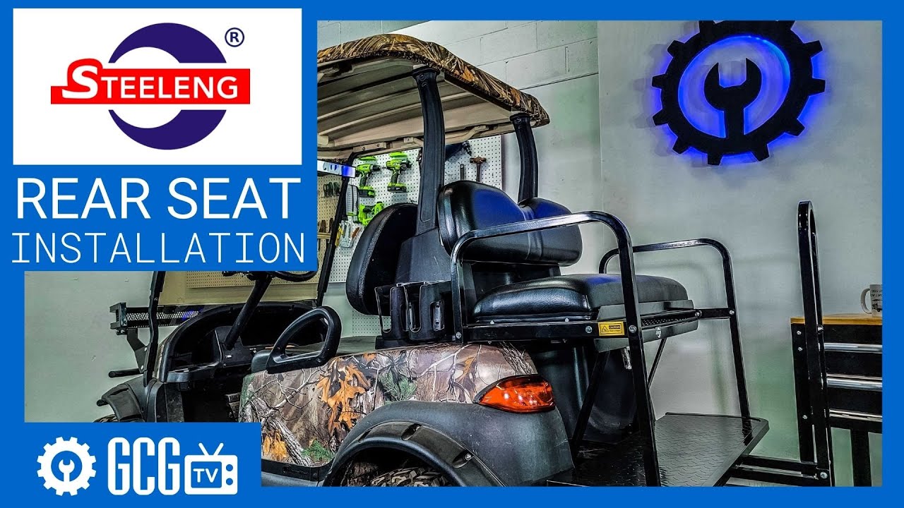 Steeleng Rear Seat Kit | Unbox, Install, and Quick Tips | Golf Cart Garage