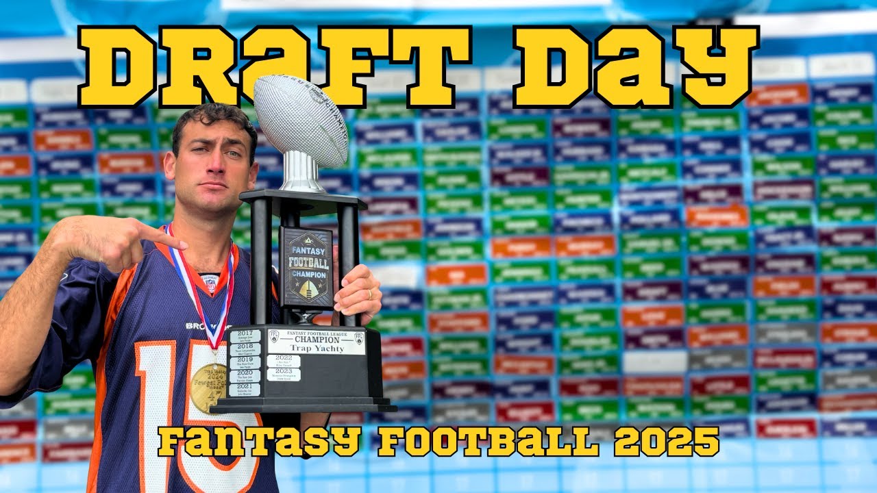 Fantasy Football Draft 2025 | The Greatest Draft Day of All-Time