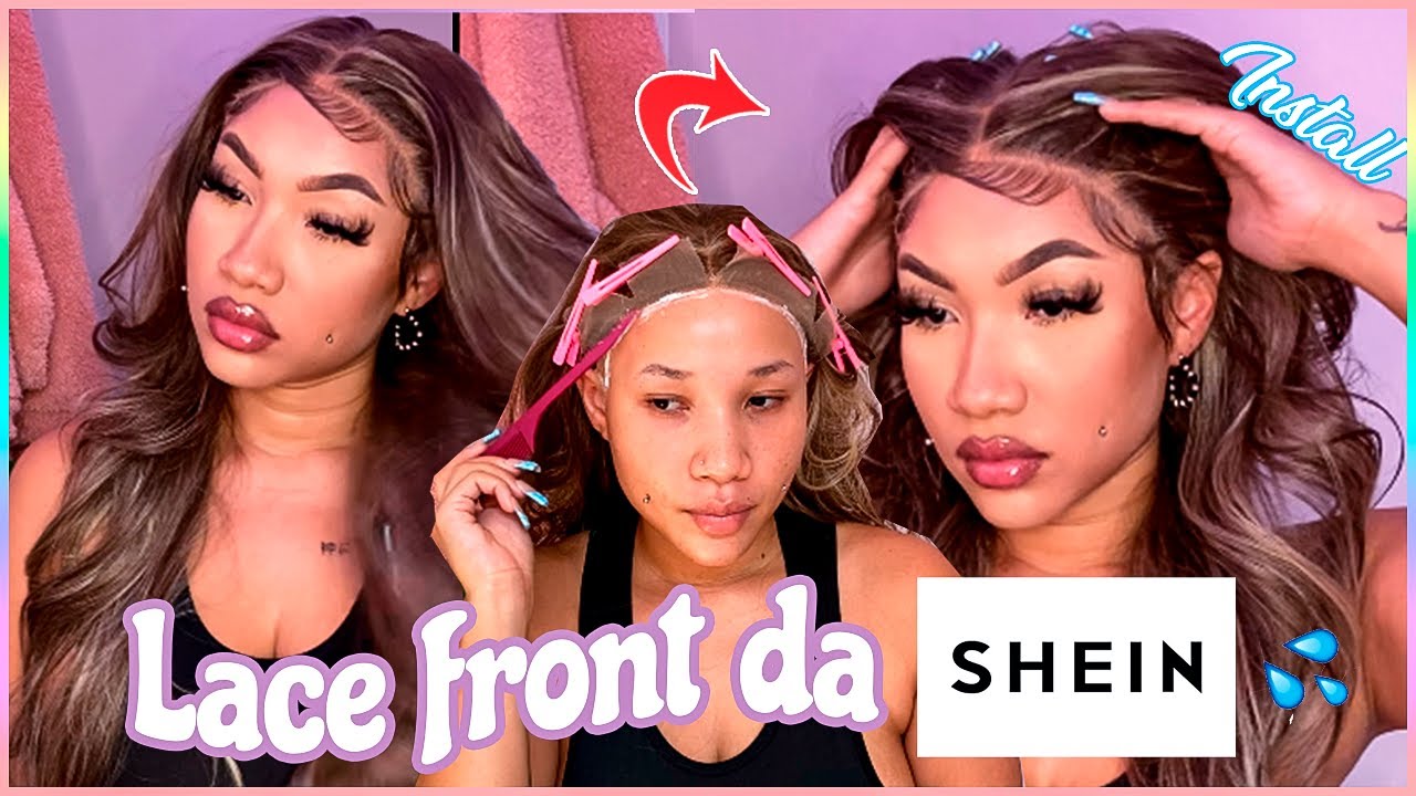 APLICANDO LACE FRONT DA SHEIN PASSO A PASSO| RECEBIDOS IZALU #shein #sheingals