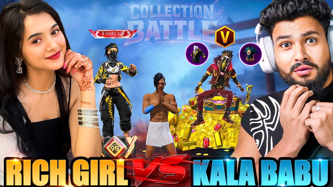 OLD GOLDEN HIP-HOP GIRL X DUBAI HABIBI VS KALA KALUWA 😱 100 Lvl.Call Me Noob आजा 1 vs 8 में !! 😤