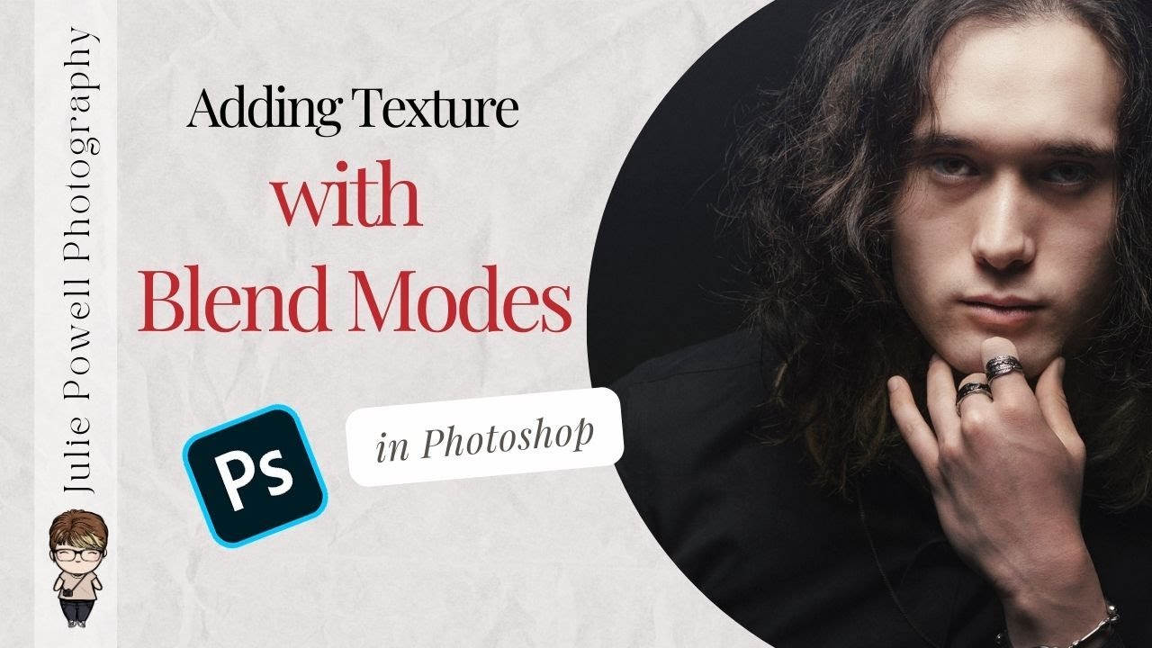 Добавление текстур к портретам с помощью режимов наложения в Photoshop 