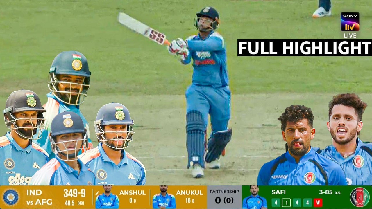 IND A vs AFG A 2nd ODI 2026 Full Match Highlights | India vs Afghanistan A 2nd ODI Full Highlights