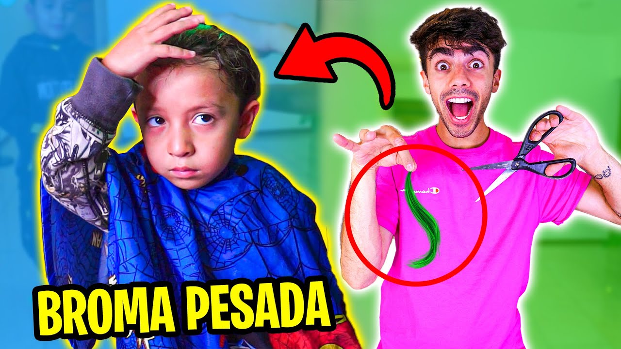 LE CORTE EL PELO A PICULINCITO *broma pesada*
