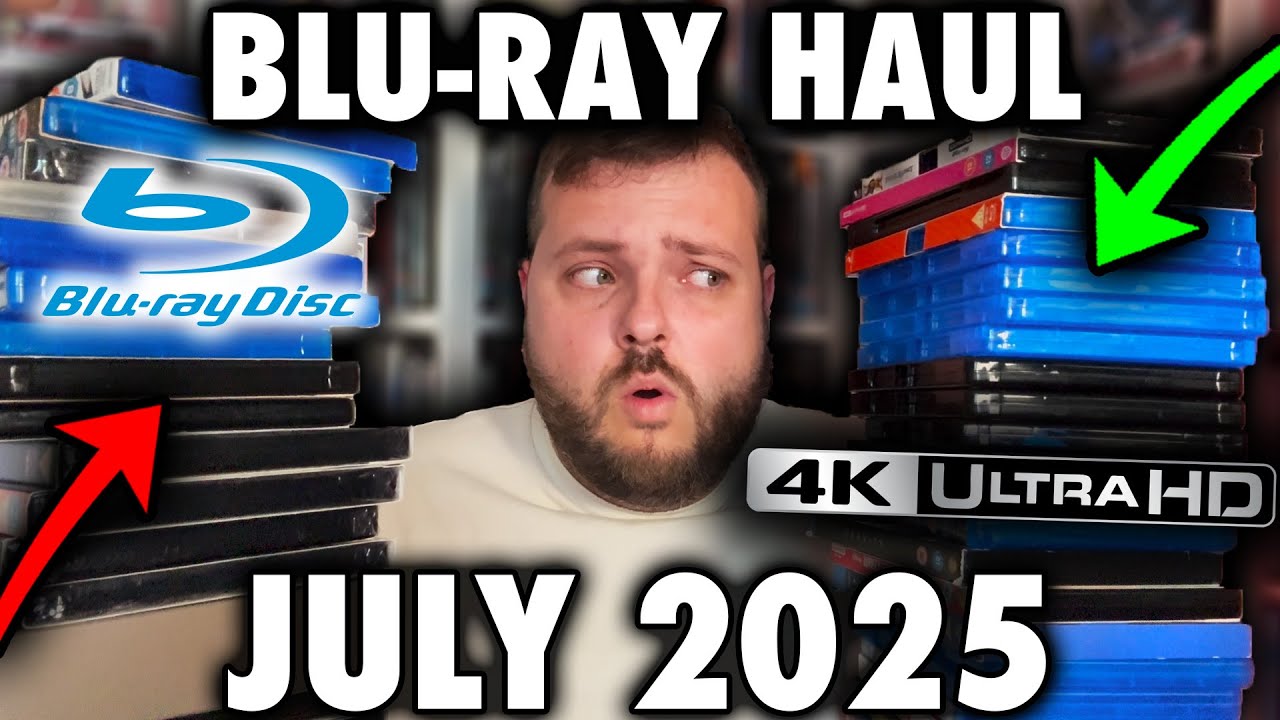July 2025 Blu-ray Haul - PICKUPS & DELIVERIES!