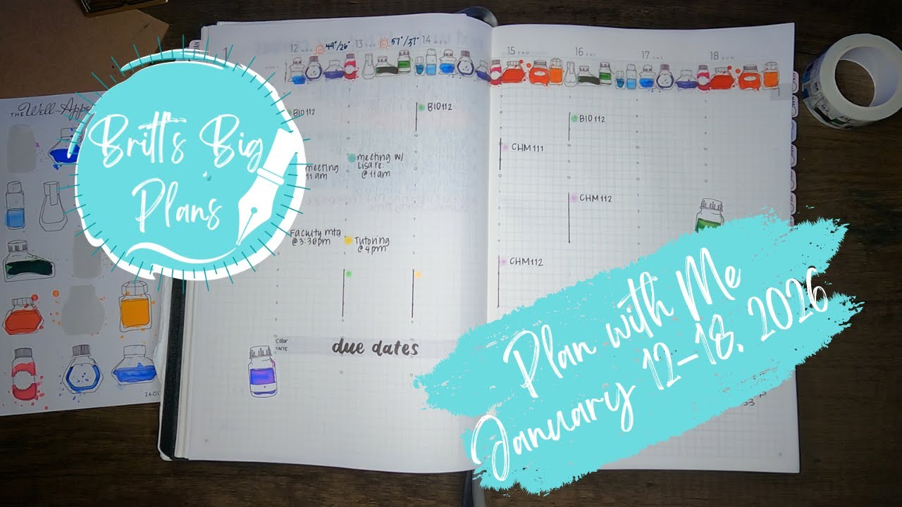 Plan With Me | Sterling Ink Complete Planner | January 12-18, 2026