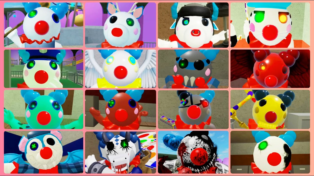 CLOWNY RAID ALL JUMPSCARES!!