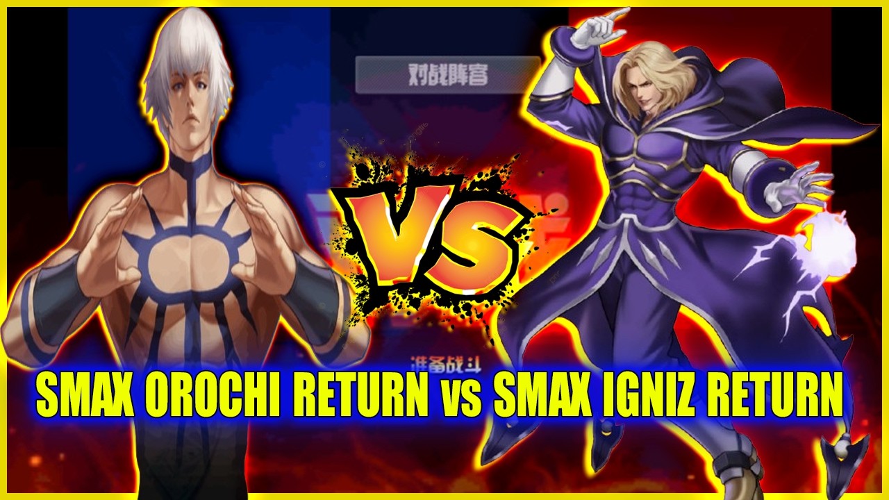 ღ KOF98UMOL ✪ Возвращение SMAX OROCHI против возвращения SMAX IGNIZ | Столкновение верховных бого...