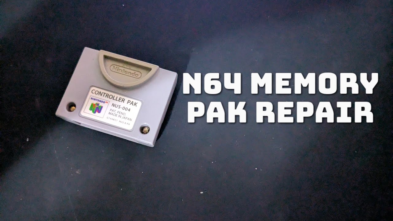 N64 Memory Pak battery replacement and repair.