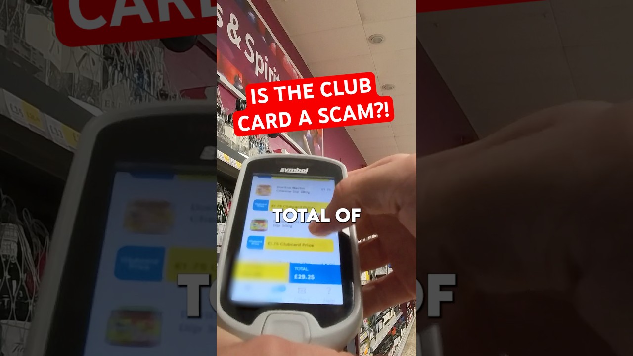 Is the Club Card a SCAM?! #tesco #clubcard #superbowl #superbowl2025 #money #savemoney #shorts