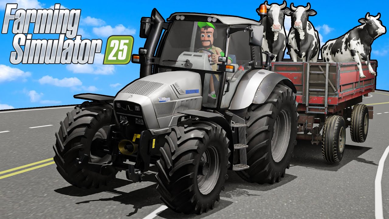 I Started a COW Farm But it Went Horribly Wrong?! (Farming Simulator 25)