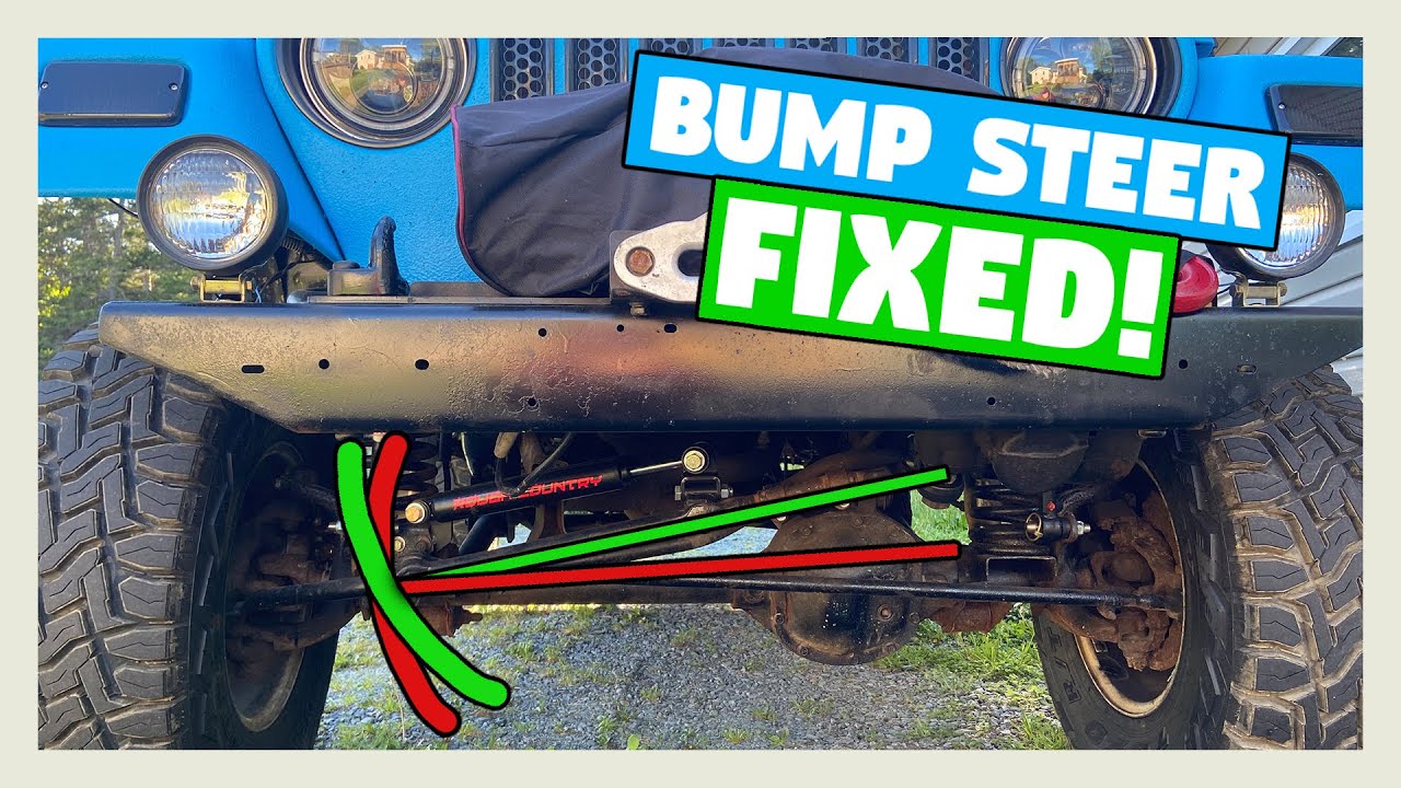 FIXING BUMP STEER ON OUR JEEP TJ