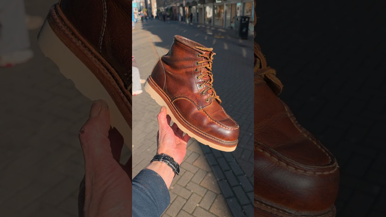 BUSTED REDWING 1907 NEVER LOOKED BETTER #restoration #shoerepair