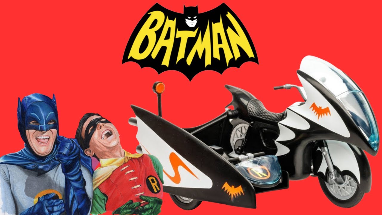 McFARLANE BATMAN '66 BATCYCLE - IT'S GOOD............BUT