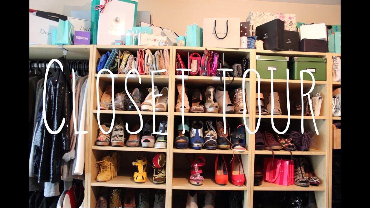 CLOSET TOUR & ORGANIZATION HACKS & TIPS