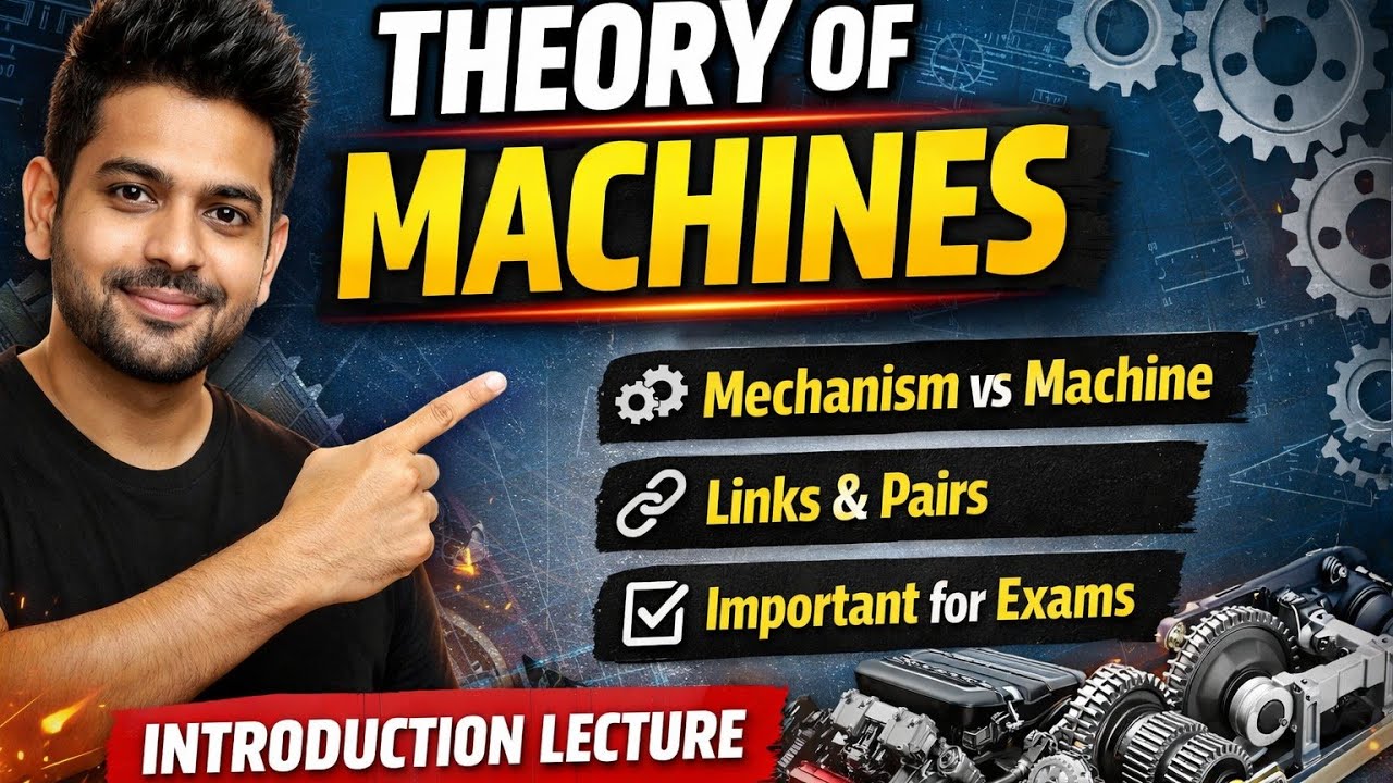 Theory of machines | Introduction|Mechanism vs Machine |Mechanical Engineering
