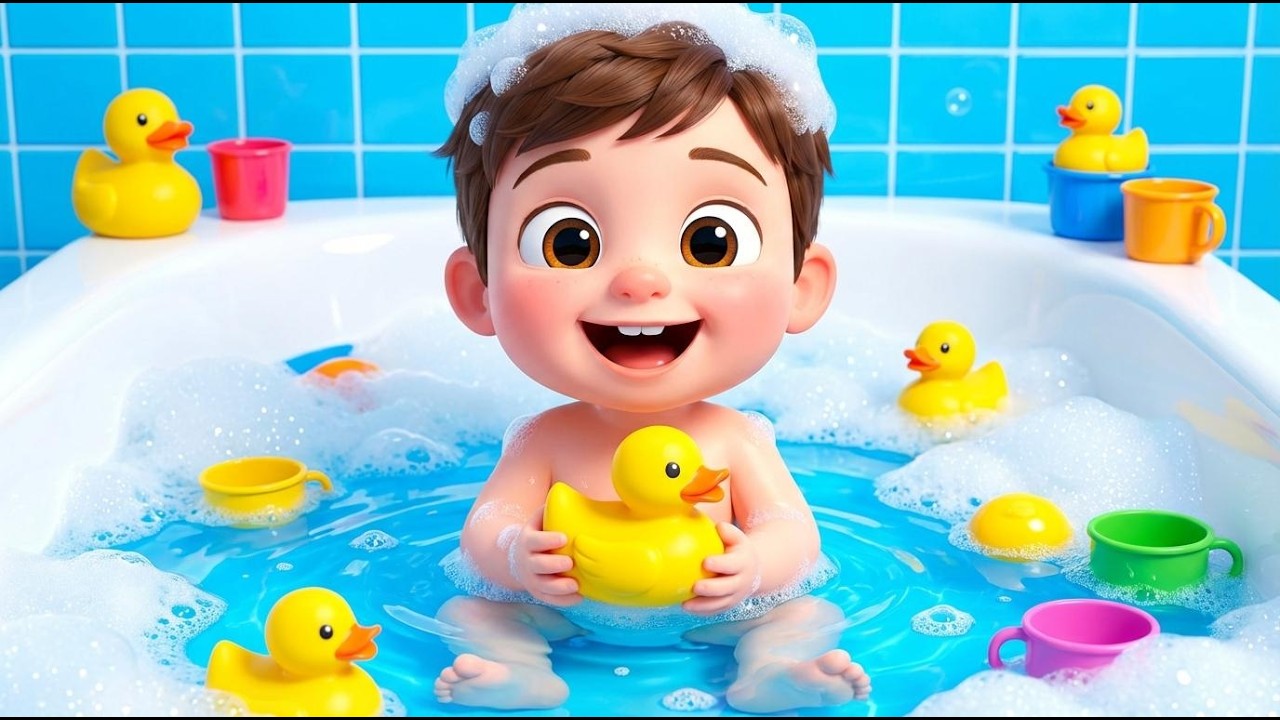 Bath Song 🛁 Scrub & Wash! | Healthy Habits for Toddlers