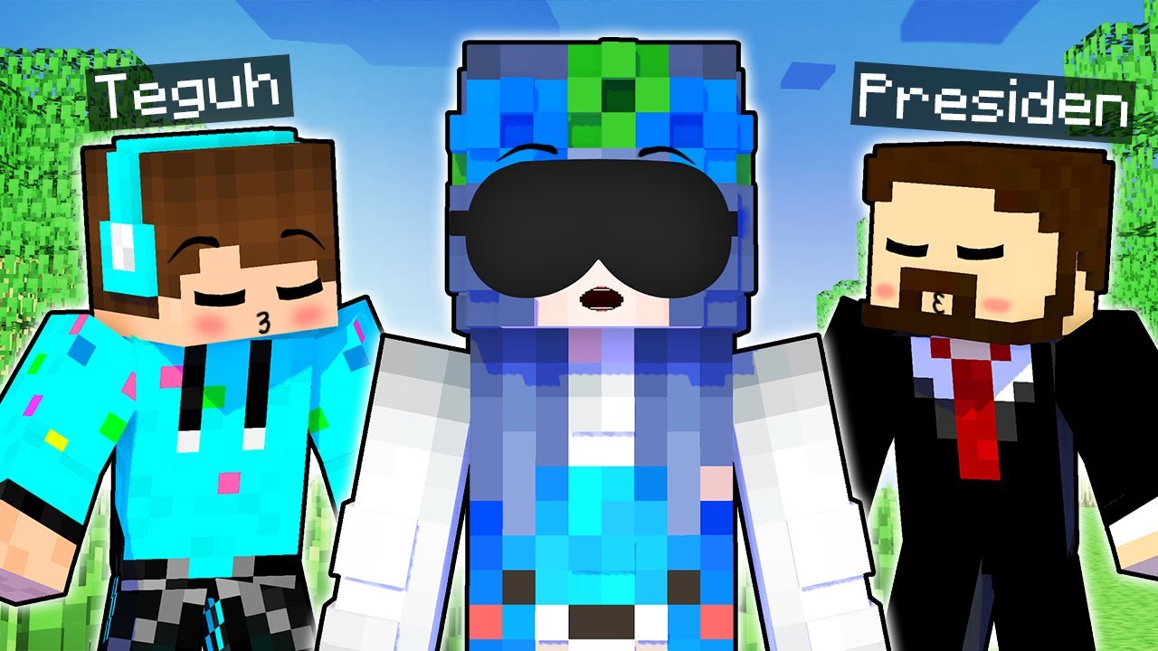 AKU HARUS PILIH COWO YouTuber yang BENAR di Minecraft PETAK UMPET (BANG TEGUH ATAU PAK PRES NIH?)