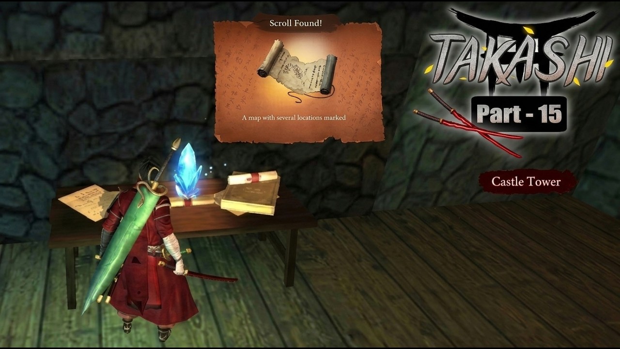 How to Find the Travel Map in Castle Tower | Takashi Ninja Samurai Gameplay Part 15