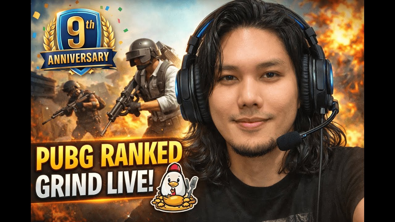 PUBG 9th Anniversary LIVE 🎉 Ranked Grind | Road to Chicken Dinner 🐔