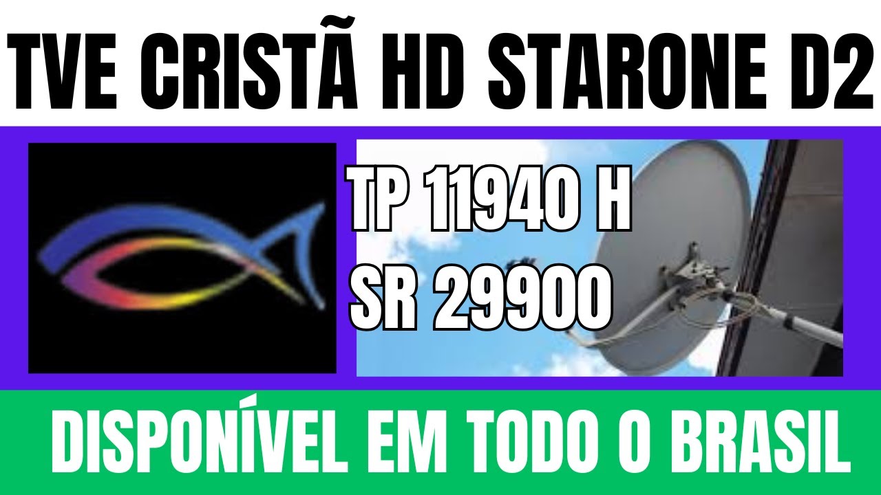 TV CRIST&Atilde; HD DISPON&Iacute;VEL EM TODO O BRASIL STARONE DE TP 11940  H SR 29900