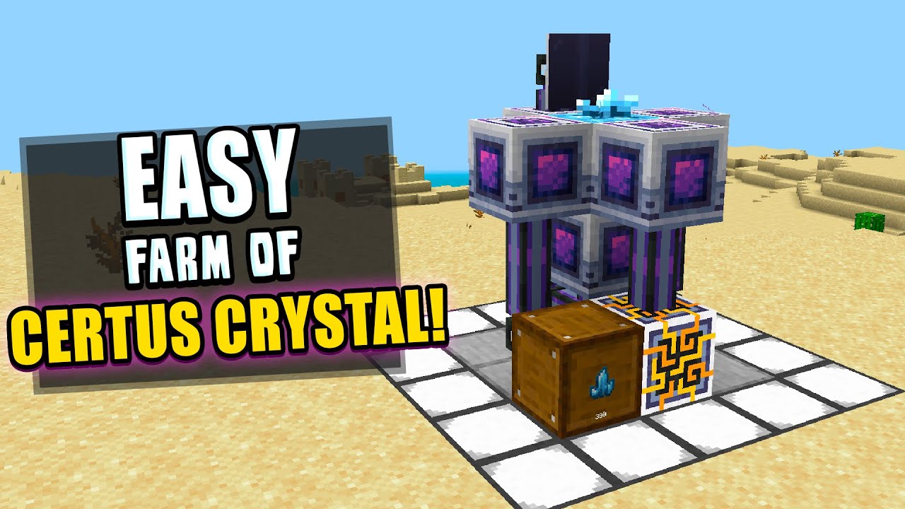 HOW MAKE A SIMPLE FARM OF CERTUS CRYSTAL!