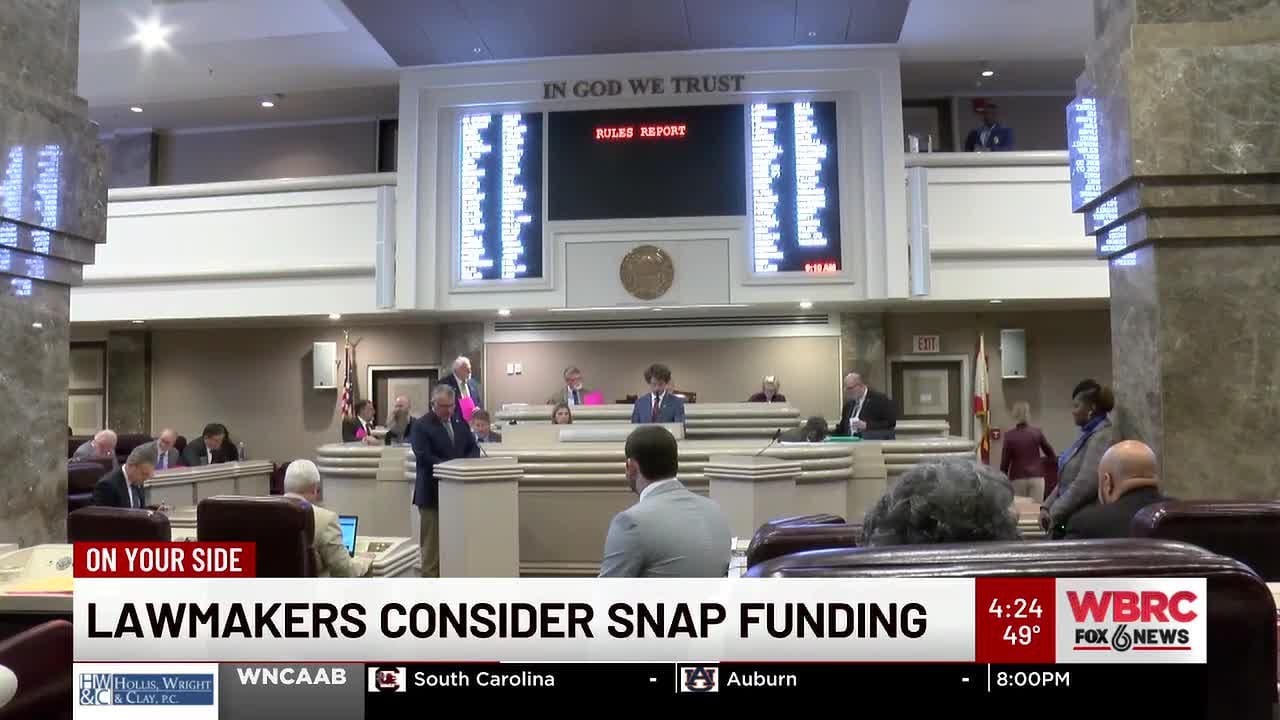 Alabama lawmakers consider SNAP funding