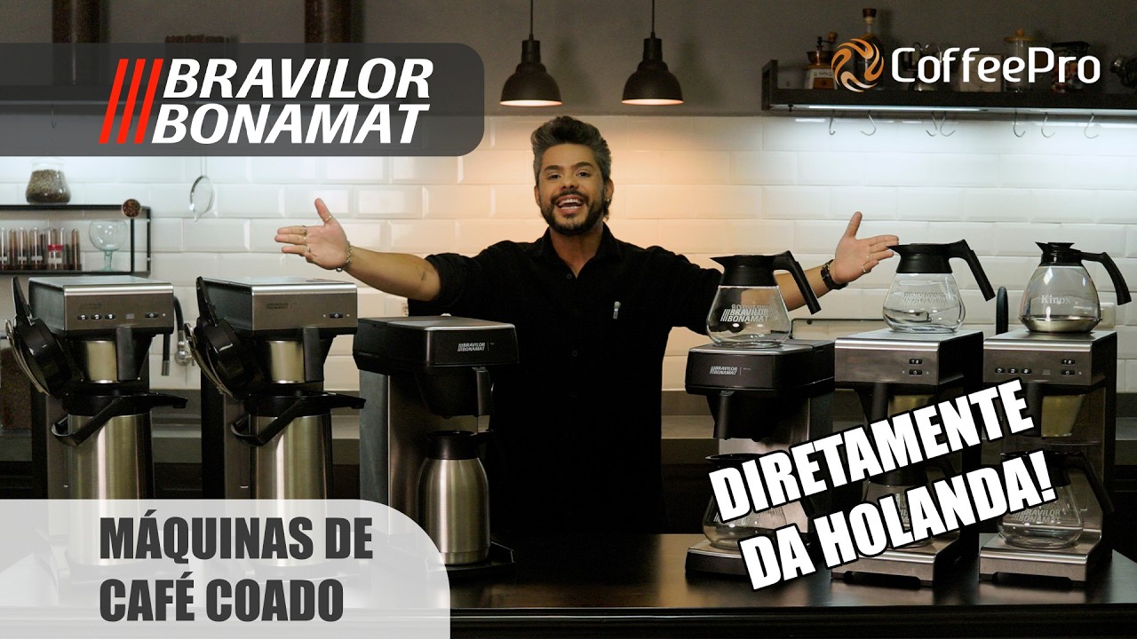 Chegou na Coffee Pro: a Linha Bravilor de Café Filtrado Profissional!