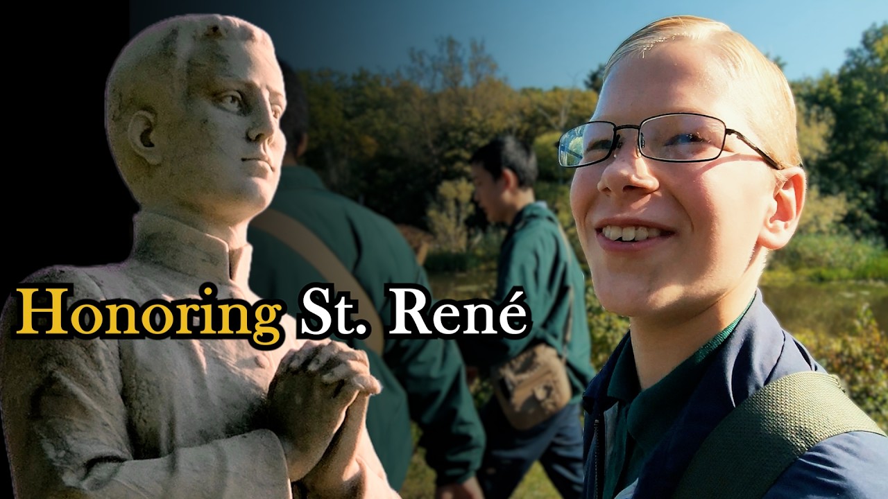 Boy's Academy Walks 20 Miles to Honor St. René Goupil