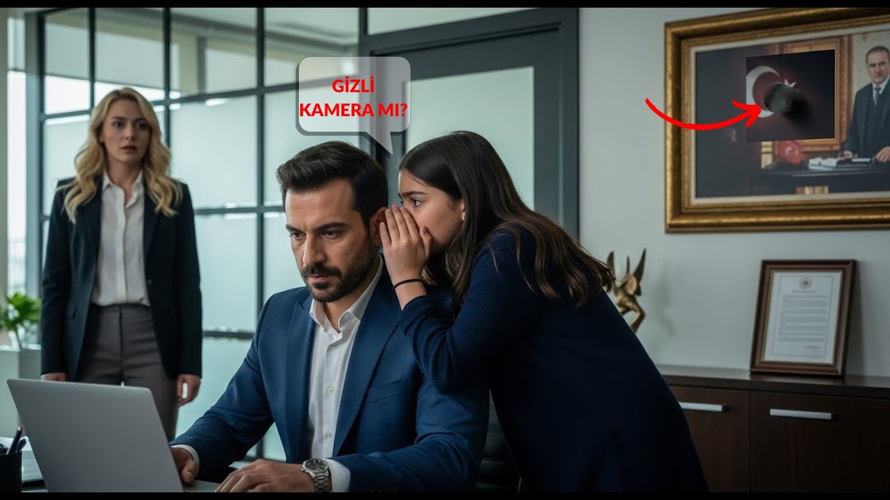 Küçük Kız Fısıldadı “Ofisinde Kamera Var” — Milyoner Nişanlısının Casus Olduğunu Ortaya Çıkardı