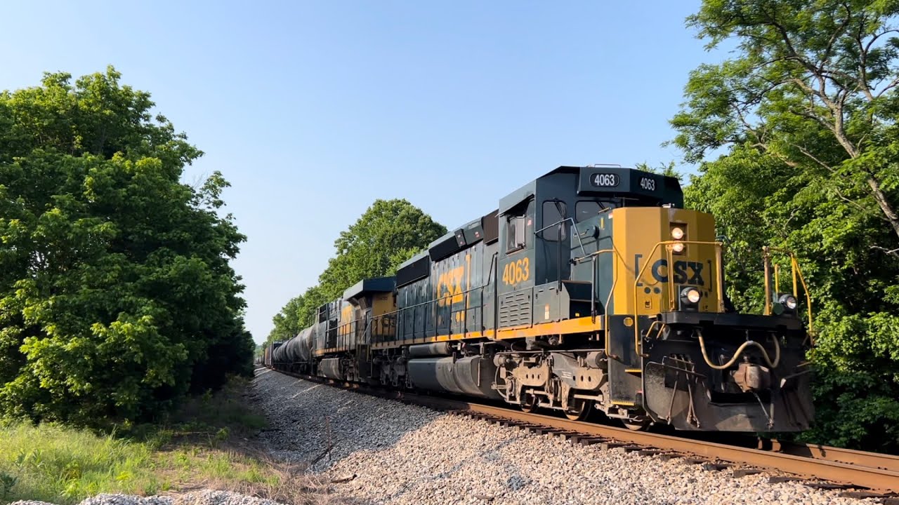 CSX SD40-3 4063 Leads 60mph Local L848-26 on 5/26/23