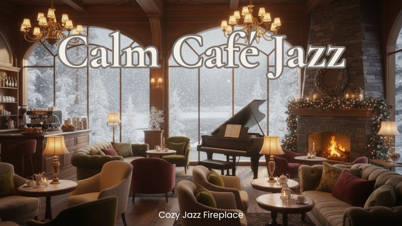 Soft Winter Café Piano ✨☕ – Relaxing Jazz