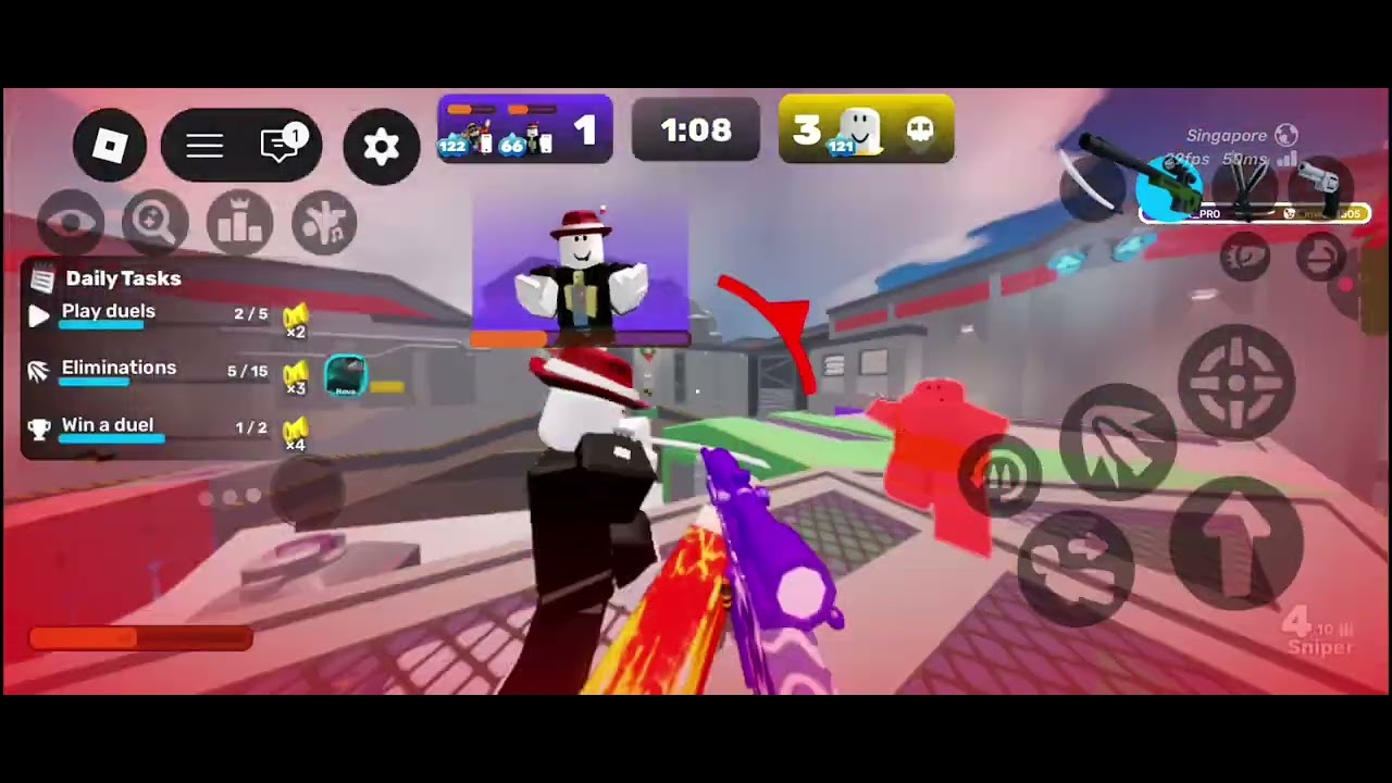 Playing rival... 