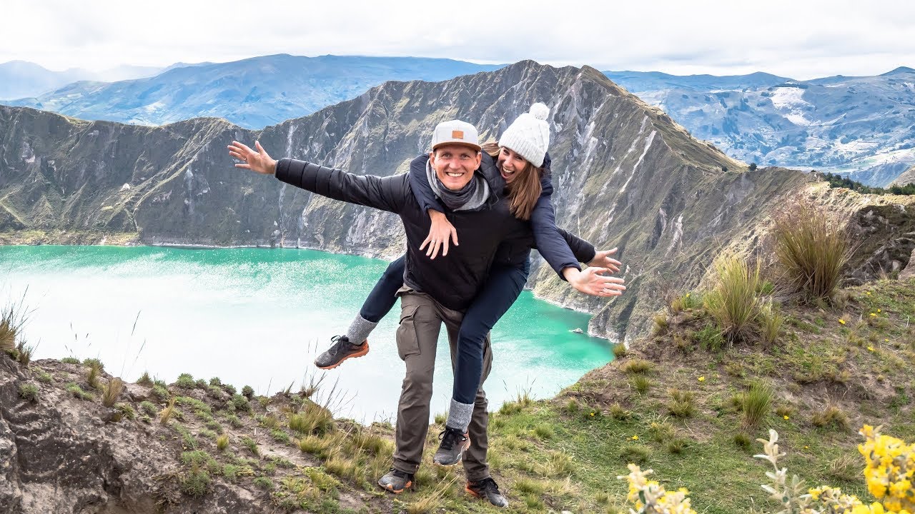 Quilotoa Lagune Vulkan Krater & Temperatursturz auf Weltreise • Ecuador | VLOG 437