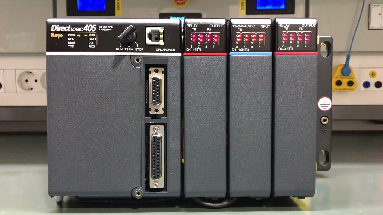 Koyo PLC Direct Logic 405 Test Station #plcmarket #plc #automation