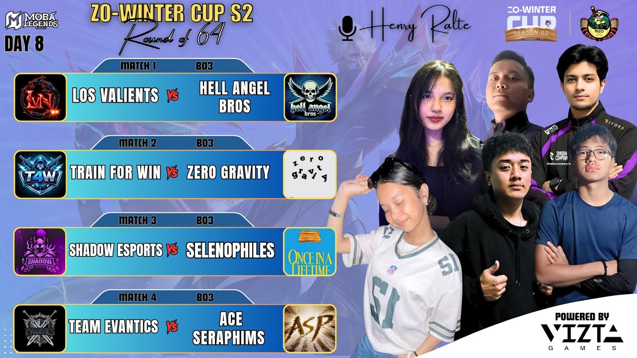 🔴Live.. Zo-Winter Cup S2 | RO64 | Knockout | Day 8 #mobalegends #gaming #mlbb