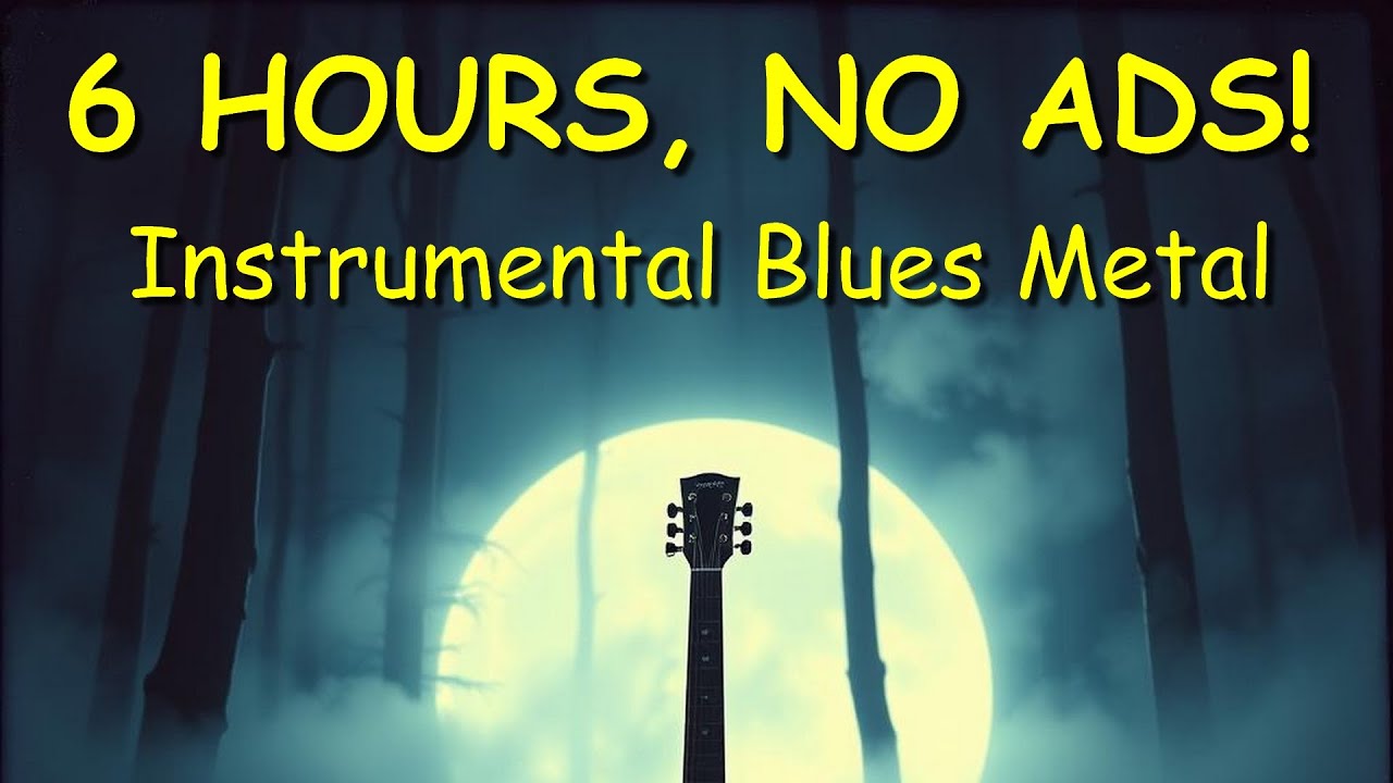 6 HOURS of Instrumental Blues Metal - NO ADS!! Lithium Rift