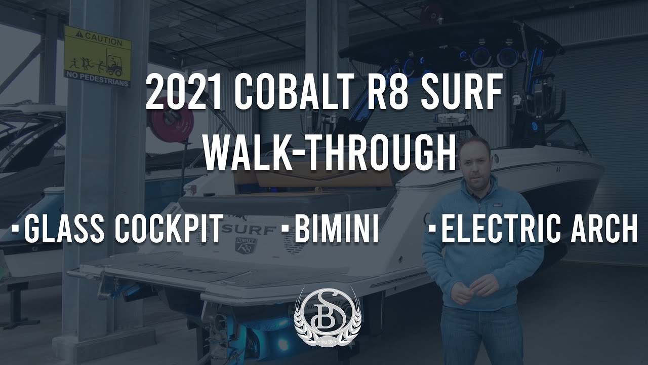 Cobalt R8 Surf Walk Through