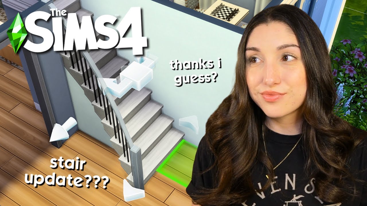 building with the NEW Sims 4 stair update...