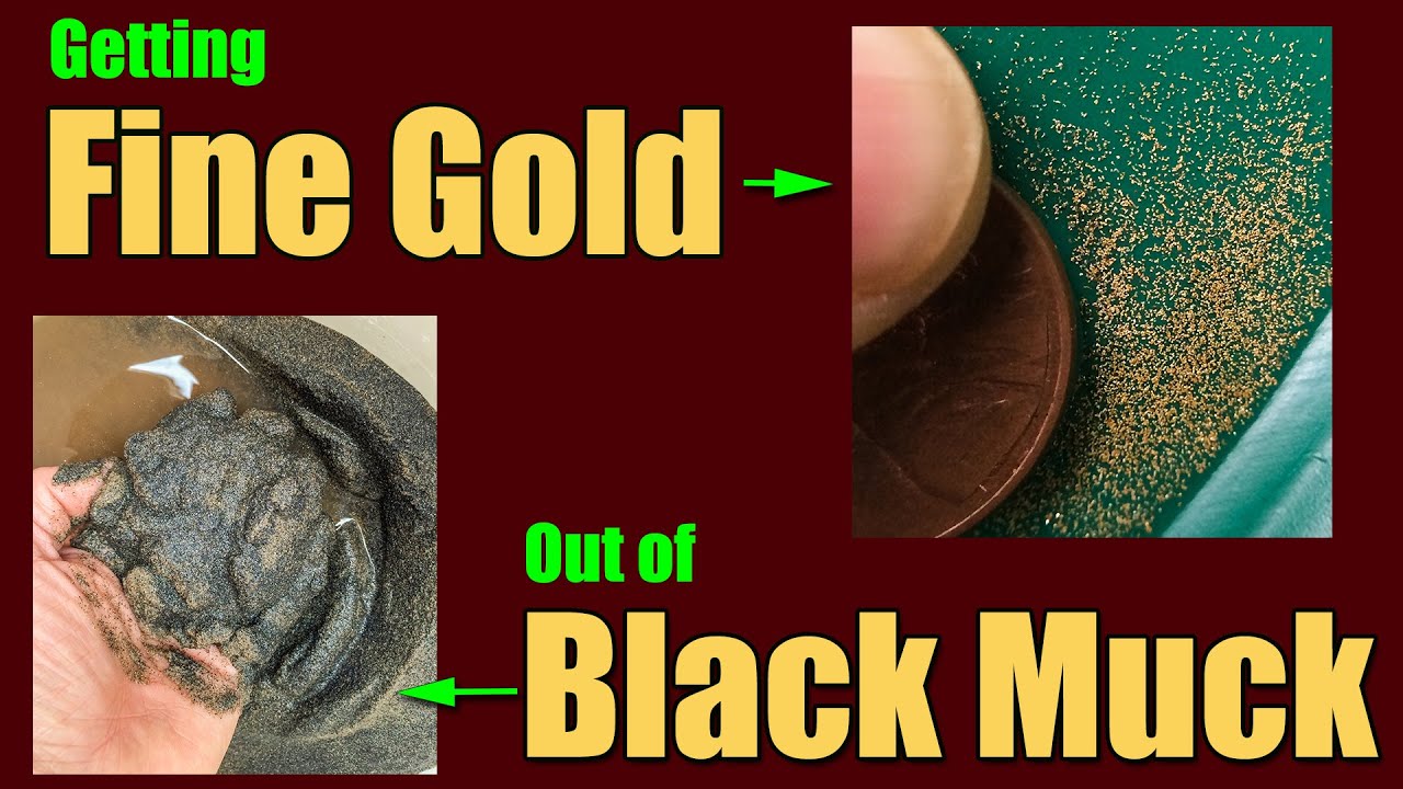 Cleaning FINE GOLD Out of Heavy Black Sands