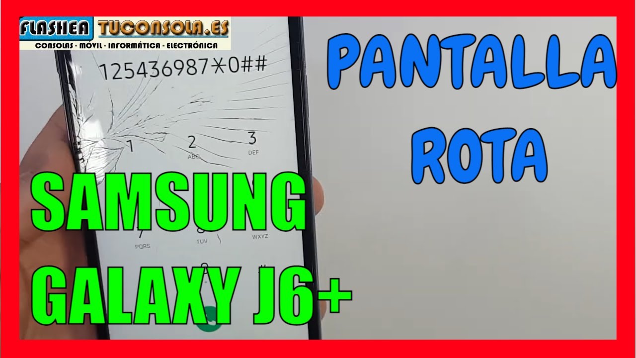 ✅Samsung J6 + PLUS - J610F / Change screen BROKEN / fix display replacement